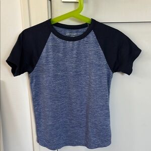 Crewcuts Boy’s Blue and Black Raglan T-Shirt